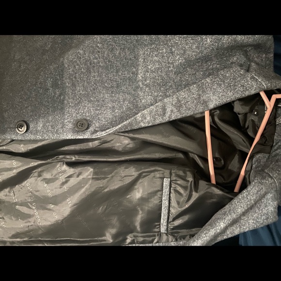 Topman Rogues of London Long Peacoat - Picture 4 of 4